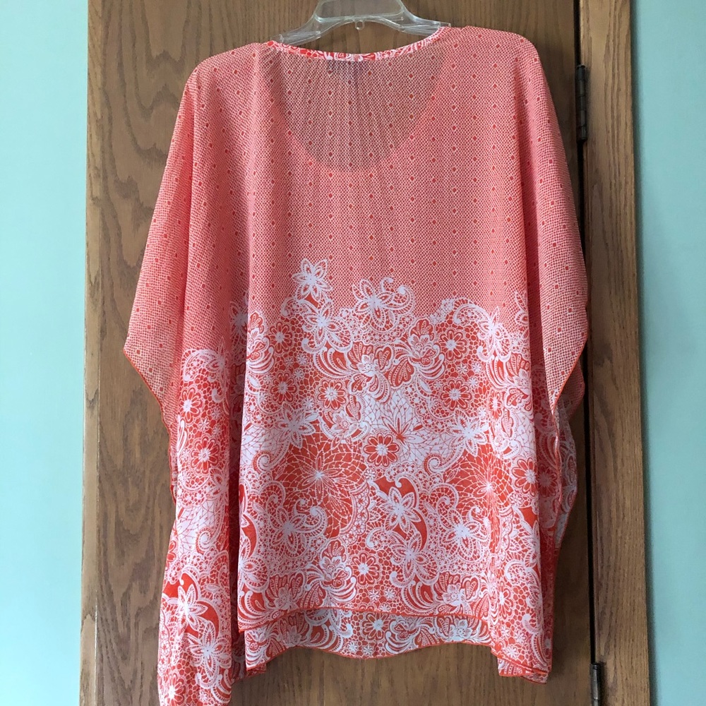 Alfani butterfly sleeve shear blouse 16W - Picture 5 of 5